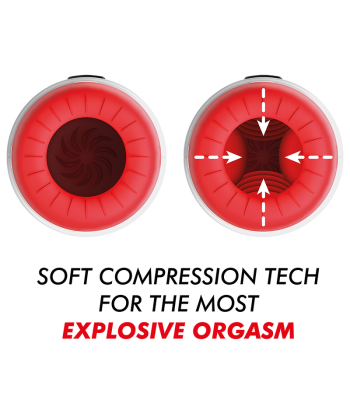 JAMYJOB - ROCKET MASTURBADOR TECNOLOGÍA SOFT COMPRESSION Y VIBRACIÓN