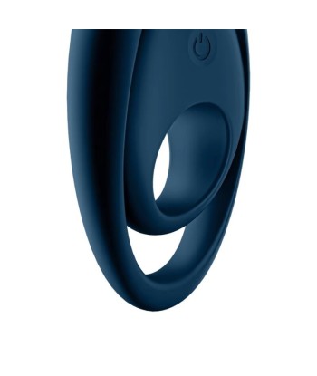 SATISFYER - GLORIOUS DUO ANILLO VIBRADOR AZUL
