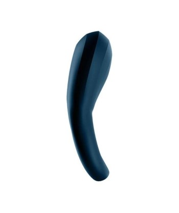 SATISFYER - EPIC DUO ANILLO VIBRADOR APP AZUL