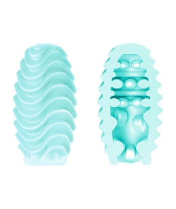 PRETTY LOVE - HUEVO MASTURBADOR DOBLE CARA TURQUESA