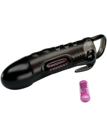 PRETTY LOVE - SLOANE FUNDA PENE RABBIT NEGRO PRETTY LOVE - SLOANE FUNDA PENE RABBIT NEGRO