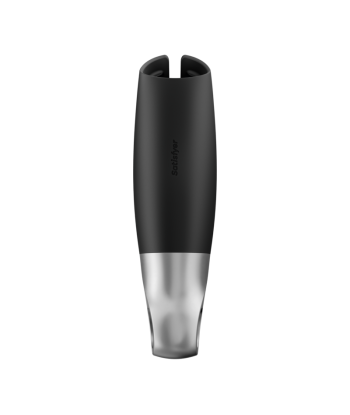 SATISFYER - POWER MASTURBATOR NEGRO Y PLATA SATISFYER - POWER MASTURBATOR NEGRO Y PLATA