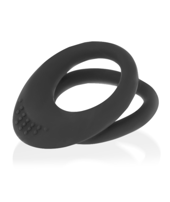 OHMAMA FETISH - DOBLE ANILLO SILICONA 3.5 CM -4.5 CM