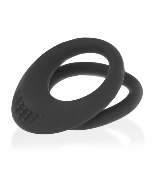 OHMAMA FETISH - DOBLE ANILLO SILICONA 3.5 CM -4.5 CM