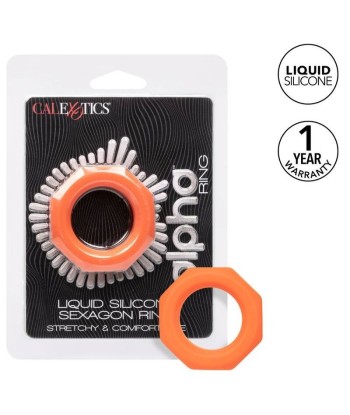 CALEXOTICS - ALPHA SEXAGON RING NARANJA