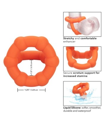 CALEXOTICS - ALPHA ALL STAR RING NARANJA