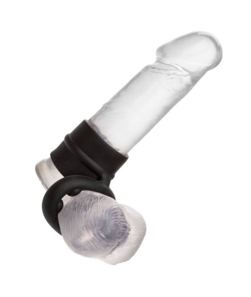 CALEXOTICS - ALPHA DUAL MAGNUM RING NEGRO CALEXOTICS - ALPHA DUAL MAGNUM RING NEGRO
