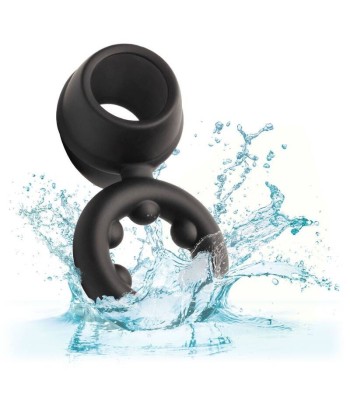 CALEXOTICS - ALPHA DUAL MAGNUM RING NEGRO