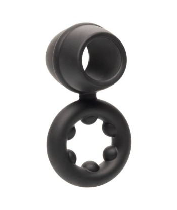 CALEXOTICS - ALPHA DUAL MAGNUM RING NEGRO