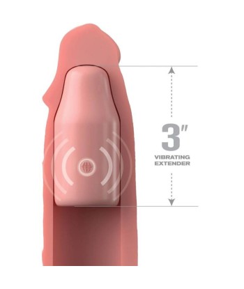FANTASY X- TENSIONS - PIPEDREAMS SLEEVE 22,86 CM 7,62 CM PLUG REMOTE SKIN
