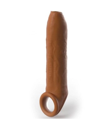 PIPEDREAMS - SLEEVE UNCUT 17,78 CM W STRAP CARAMEL