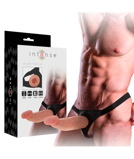 INTENSE - ARNÉS HUECO CON DILDO 18 X 3.5 CM INTENSE - ARNÉS HUECO CON DILDO 18 X 3.5 CM
