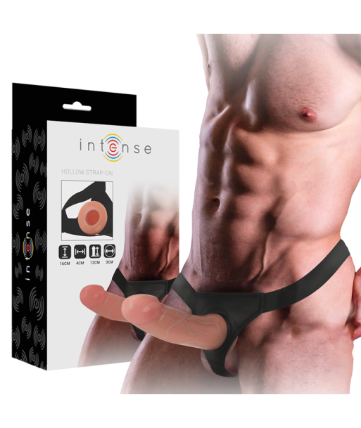 INTENSE - ARNÉS HUECO CON DILDO 16 X 3 CM INTENSE - ARNÉS HUECO CON DILDO 16 X 3 CM