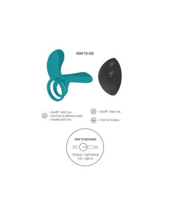 XOCOON - ANILLO VIBRADOR PARA PAREJAS VERDE