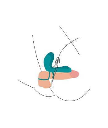 XOCOON - ANILLO VIBRADOR PARA PAREJAS VERDE
