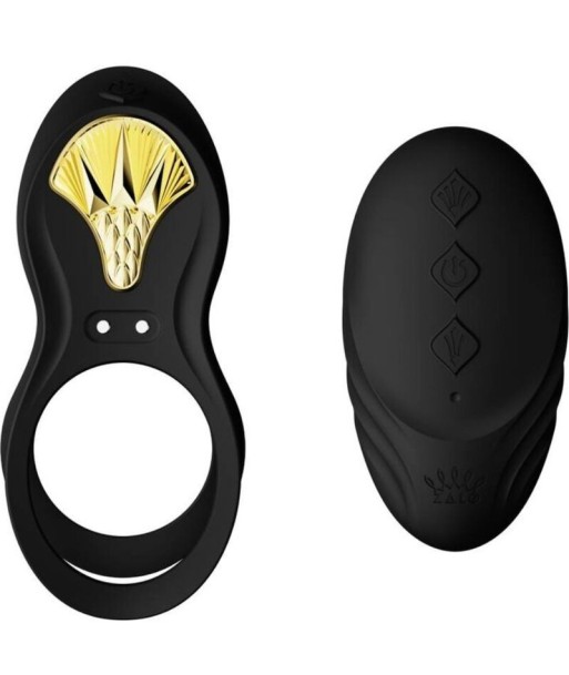 ZALO - BAYEK ANILLO VIBRADOR CONTROL REMOTO PAREJAS NEGRO