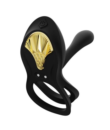 ZALO - BAYEK ANILLO VIBRADOR CONTROL REMOTO PAREJAS NEGRO