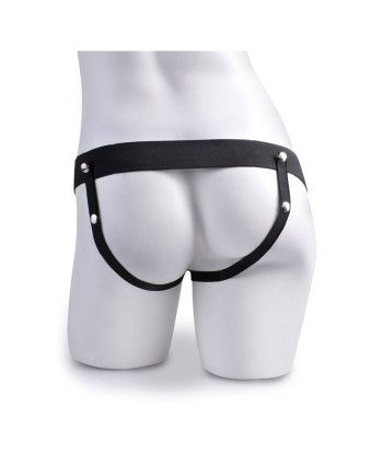 FETISH FANTASY SERIES - ARNÉS AJUSTABLE PENE REALÍSTICO CON TESTÍCULOS SQUIRTING 19 CM