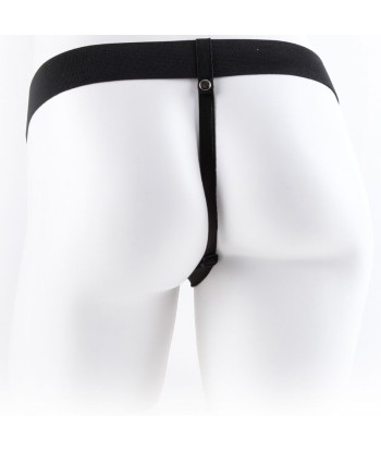FETISH FANTASY SERIES - ARNÉS AJUSTABLE CONTROL REMOTO PENE REALÍSTICO CON TESTÍCULOS 17.8 CM