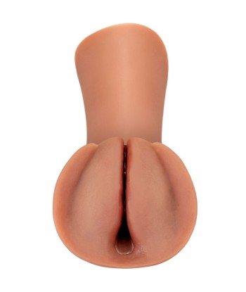 FETISH FANTASY EXTREME - MASTURBADOR MASCULINO SILICONA SLIPPERY SLIT CARAMELO