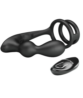 PRETTY LOVE - MARSHALL ANILLO PARA PENE PLUG ANAL VIBRATORIO and CONTROL REMOTO