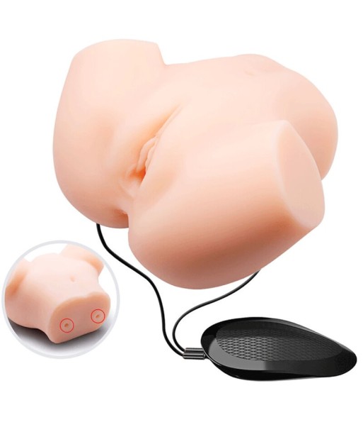 CRAZY BULL - VAGINA Y ANO REALÍSTICOS DOBLE VIBRACIÓN