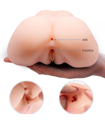 CRAZY BULL - VAGINA Y ANO REALÍSTICOS DOBLE VIBRACIÓN