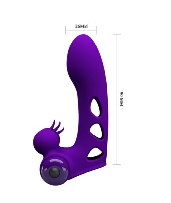 PRETTY LOVE - ORLANDO FUNDA DE DEDO VIBRADOR MORADO