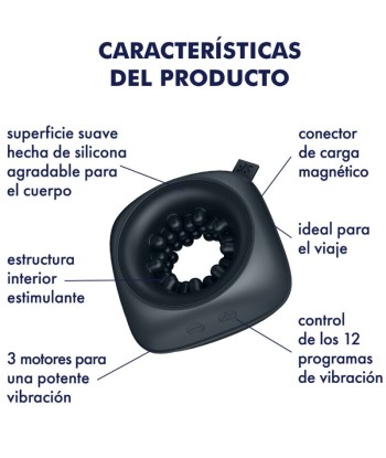 SATISFYER - RING STROKER MASTURBADOR and VIBRADOR