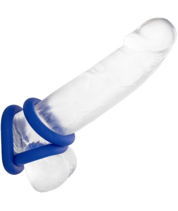 CALEXOTICS - ADMIRAL SET 3 ANILLOS PARA PENE AZUL