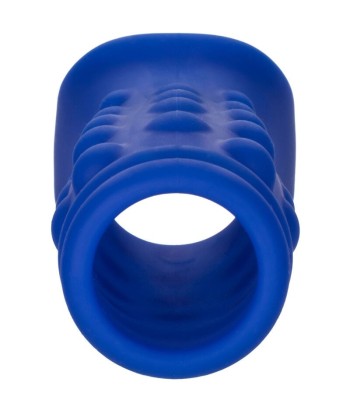 CALEXOTICS - ADMIRAL BEADED FUNDA PENE SILICONA LÍQUIDA AZUL