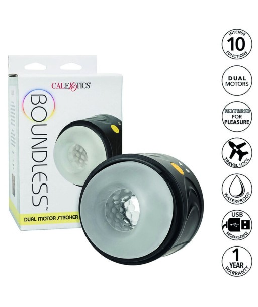 CALEXOTICS - BOUNDLESS MASTURBADOR DOBLE MOTOR