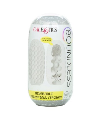 CALEXOTICS - BOUNDLESS STROKER BLANDO REVERSIBLE GRIS