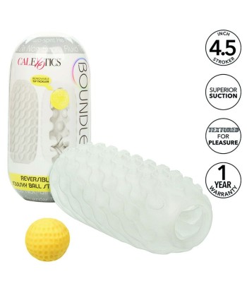 CALEXOTICS - BOUNDLESS STROKER BLANDO REVERSIBLE AMARILLO