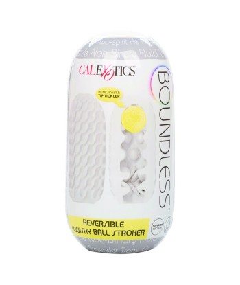 CALEXOTICS - BOUNDLESS STROKER BLANDO REVERSIBLE AMARILLO