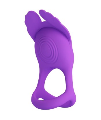 PRETTY LOVE - SILAS ANILLO VIBRADOR 7 VIBRACIONES SILICONA LILA