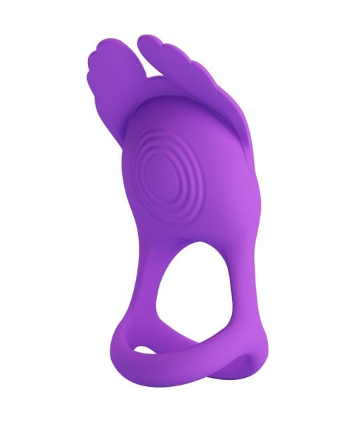 PRETTY LOVE - SILAS ANILLO VIBRADOR 7 VIBRACIONES SILICONA LILA