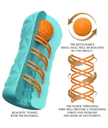 PRETTY LOVE - MASTURBADOR VICTORIA CASPAR VERDE AGUA