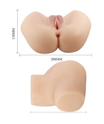 CRAZY BULL - VAGINA Y ANO REALÍSTICOS VIBRADOR HAILEY