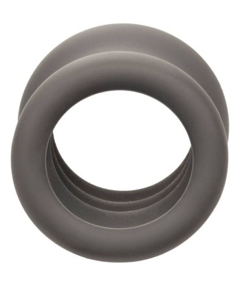CALEXOTICS - ALPHA ANILLO EXTENSIÓN ESCROTO DOBLE NEGRO