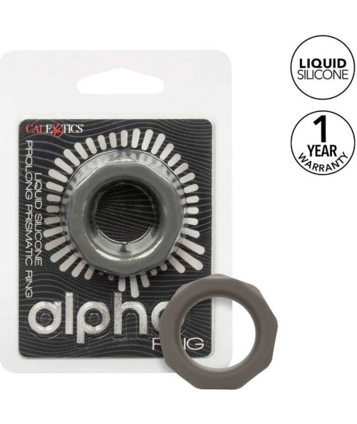 CALEXOTICS - ALPHA ANILLO PROLONG PRISMTICO GRIS