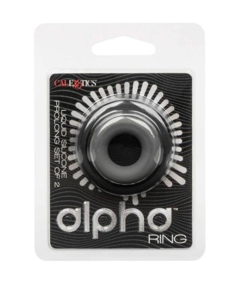 CALEXOTICS - ALPHA SET DE 2 ANILLOS PROLONG GRIS