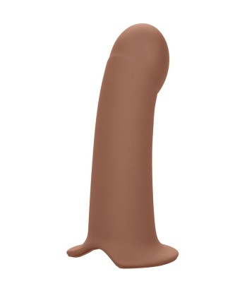 CALEXOTICS - PERFORMANCE MAXX EXTENSIÓN CON ARNÉS PIEL MORENO