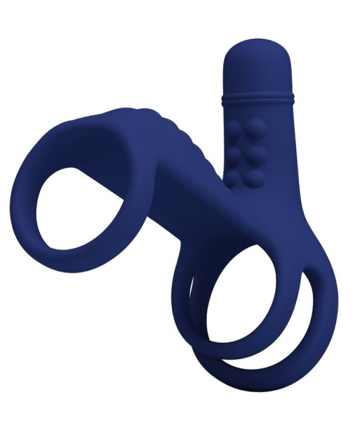 PRETTY LOVE - ELISH ANILLO VIBRADOR CON EXTENSIÓN AZUL PRETTY LOVE - ELISH ANILLO VIBRADOR CON EXTENSIÓN AZUL