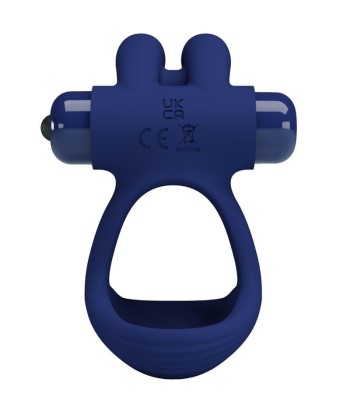 PRETTY LOVE - FRANCISCO DOBLE ANILLO VIBRADOR RABBIT AZUL