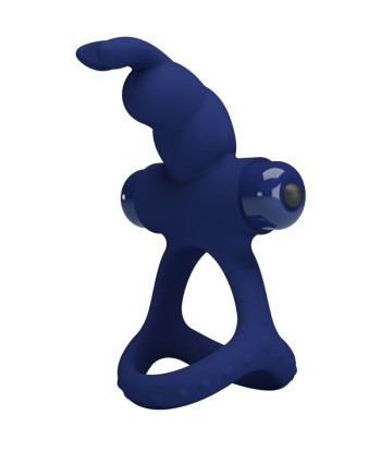 PRETTY LOVE - LUCHITO DOBLE ANILLO VIBRADOR RABBIT AZUL