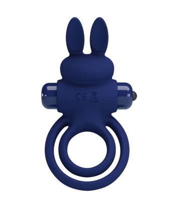 PRETTY LOVE - DAREY DOBLE ANILLO VIBRADOR RABBIT AZUL