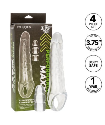 CALEXOTICS - MAXX EXTENSOR DE PENE AJUSTABLE TRANSPARENTE