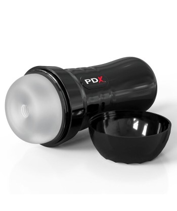 PDX EXTREME - SLIDE and GLIDE MASTURBADOR AUTOLUBRICANTE TRANSPARENTE