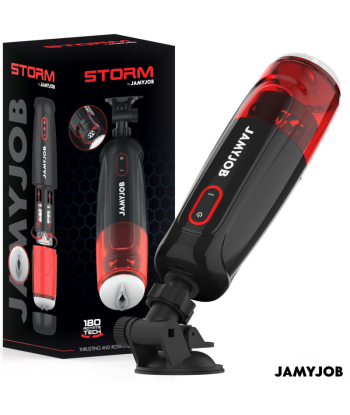JAMYJOB - STORM MASTURBADOR VAGINA AUTOMÁTICO 10 MODOS ROTACIÓN Y EMPUJE